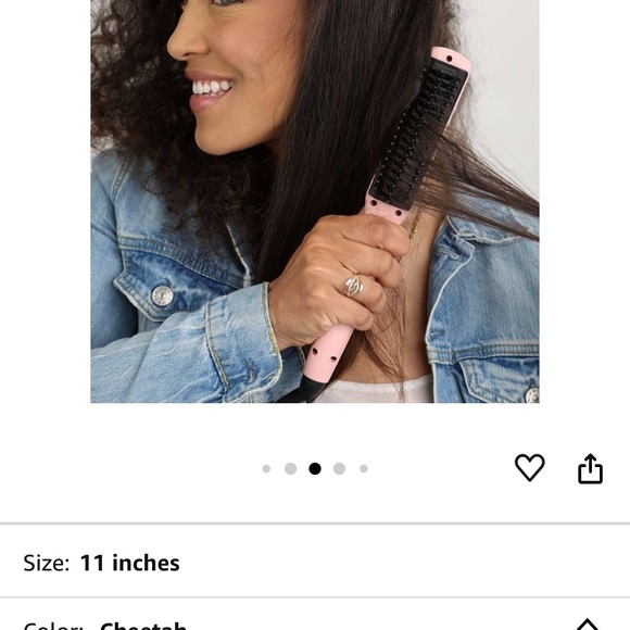 Calista Triangle Pro Heated Detailer Brush Smoothing Anti-Frizz Professional Hea - Picture 2 of 8